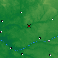 Nearby Forecast Locations - Château-du-Loir - Carte