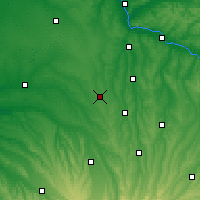 Nearby Forecast Locations - Eauze - Carte
