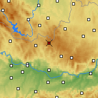 Nearby Forecast Locations - Sandl - Carte