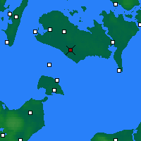 Nearby Forecast Locations - Rødby - Carte