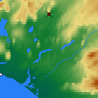 Nearby Forecast Locations - Geysir - Carte