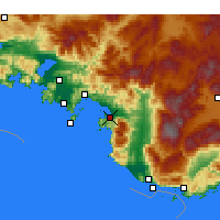Nearby Forecast Locations - Fethiye - Carte
