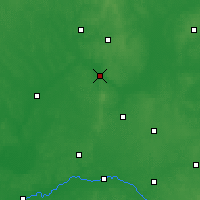 Nearby Forecast Locations - Łomża - Carte