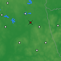 Nearby Forecast Locations - Sztabin - Carte