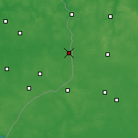 Nearby Forecast Locations - Siemianówka - Carte