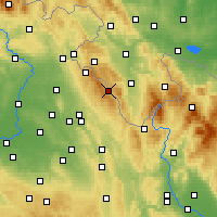 Nearby Forecast Locations - Mostowice - Carte