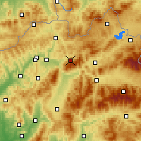 Nearby Forecast Locations - Terchová - Carte