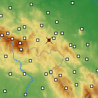 Nearby Forecast Locations - Boguszów-Gorce - Carte