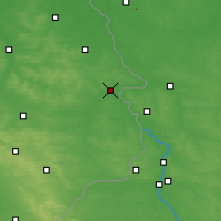 Nearby Forecast Locations - Hrubieszów - Carte