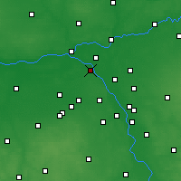 Nearby Forecast Locations - Łomianki - Carte
