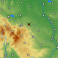 Nearby Forecast Locations - Prudnik - Carte