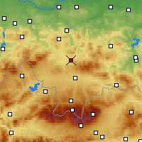 Nearby Forecast Locations - Rabka-Zdrój - Carte
