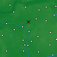 Nearby Forecast Locations - Rogoźno - Carte