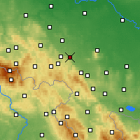 Nearby Forecast Locations - Świdnica - Carte