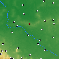 Nearby Forecast Locations - Trzebnica - Carte