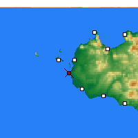 Nearby Forecast Locations - Marsala - Carte