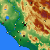 Nearby Forecast Locations - Tivoli - Carte