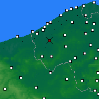 Nearby Forecast Locations - Dixmude - Carte
