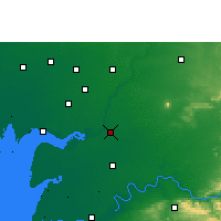 Nearby Forecast Locations - Vadodara - Carte