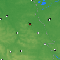 Nearby Forecast Locations - Chełm - Carte