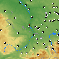 Nearby Forecast Locations - Racibórz - Carte