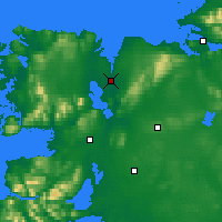 Nearby Forecast Locations - Ballina - Carte