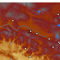 Nearby Forecast Locations - Muş - Carte