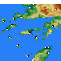 Nearby Forecast Locations - Datça - Carte