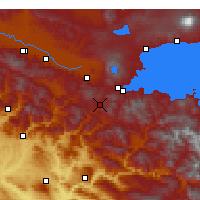 Nearby Forecast Locations - Bitlis - Carte