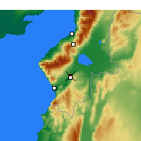 Nearby Forecast Locations - Antakya - Carte