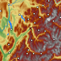 Nearby Forecast Locations - Albertville - Carte