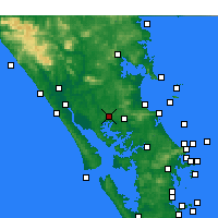 Nearby Forecast Locations - Paparoa - Carte