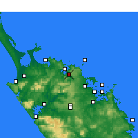 Nearby Forecast Locations - Kaeo - Carte