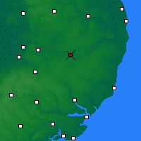 Nearby Forecast Locations - Diss - Carte