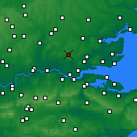 Nearby Forecast Locations - Brentwood - Carte