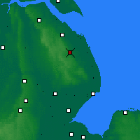 Nearby Forecast Locations - Louth - Carte