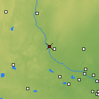 Nearby Forecast Locations - Sauk Rapids - Carte