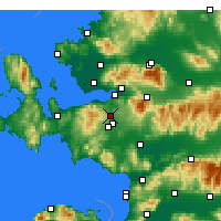 Nearby Forecast Locations - Seferihisar - Carte