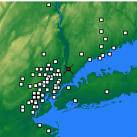 Nearby Forecast Locations - Yonkers - Carte