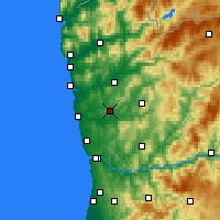 Nearby Forecast Locations - Vila Nova de Famalicão - Carte