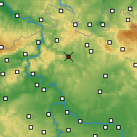 Nearby Forecast Locations - Česká Lípa - Carte