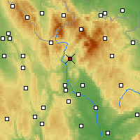 Nearby Forecast Locations - Šumperk - Carte