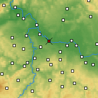 Nearby Forecast Locations - Brandýs nad Labem-Stará Boleslav - Carte