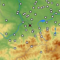 Nearby Forecast Locations - Karviná - Carte