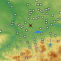 Nearby Forecast Locations - Żory - Carte