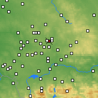 Nearby Forecast Locations - Będzin - Carte