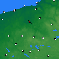 Nearby Forecast Locations - Białogard - Carte