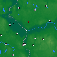 Nearby Forecast Locations - Dębno - Carte