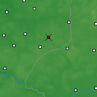 Nearby Forecast Locations - Hajnówka - Carte