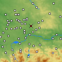 Nearby Forecast Locations - Jaworzno - Carte